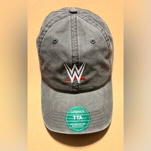 WWE Logo Legacy 92 Denim Adjustable Baseball Cap Hat - NEW